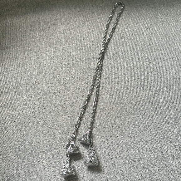Vintage Silver tassel necklace - Picture 4 of 4